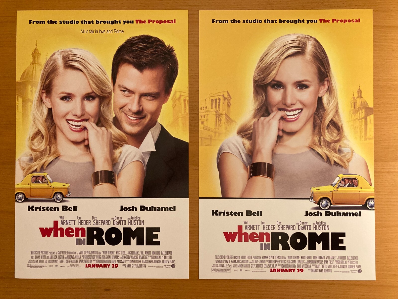 When in Rome movie posters (2) — Kristen Bell — 11″ x 17″ — MINT!