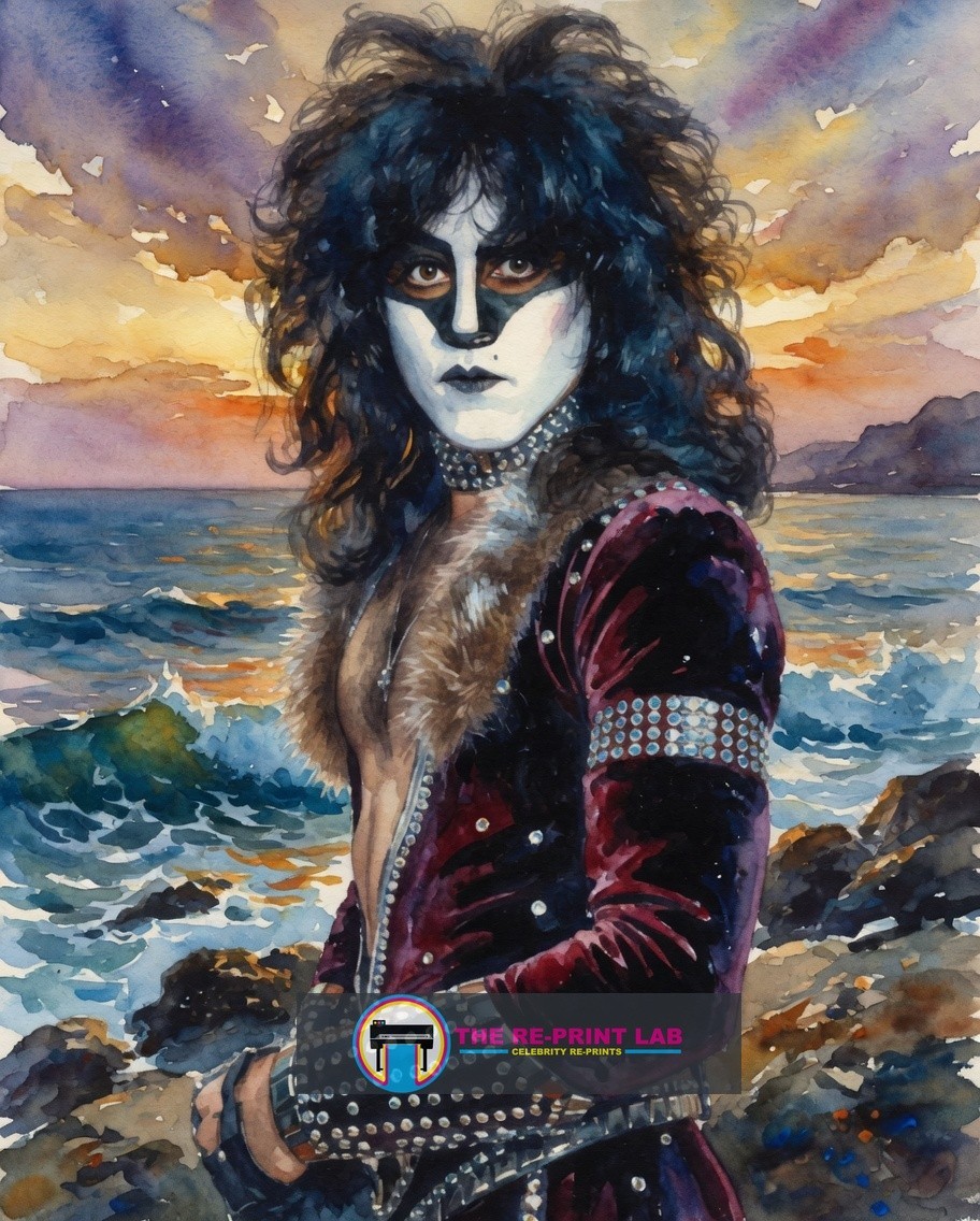 Eric Carr KISS Watercolor 8×10 Reprint