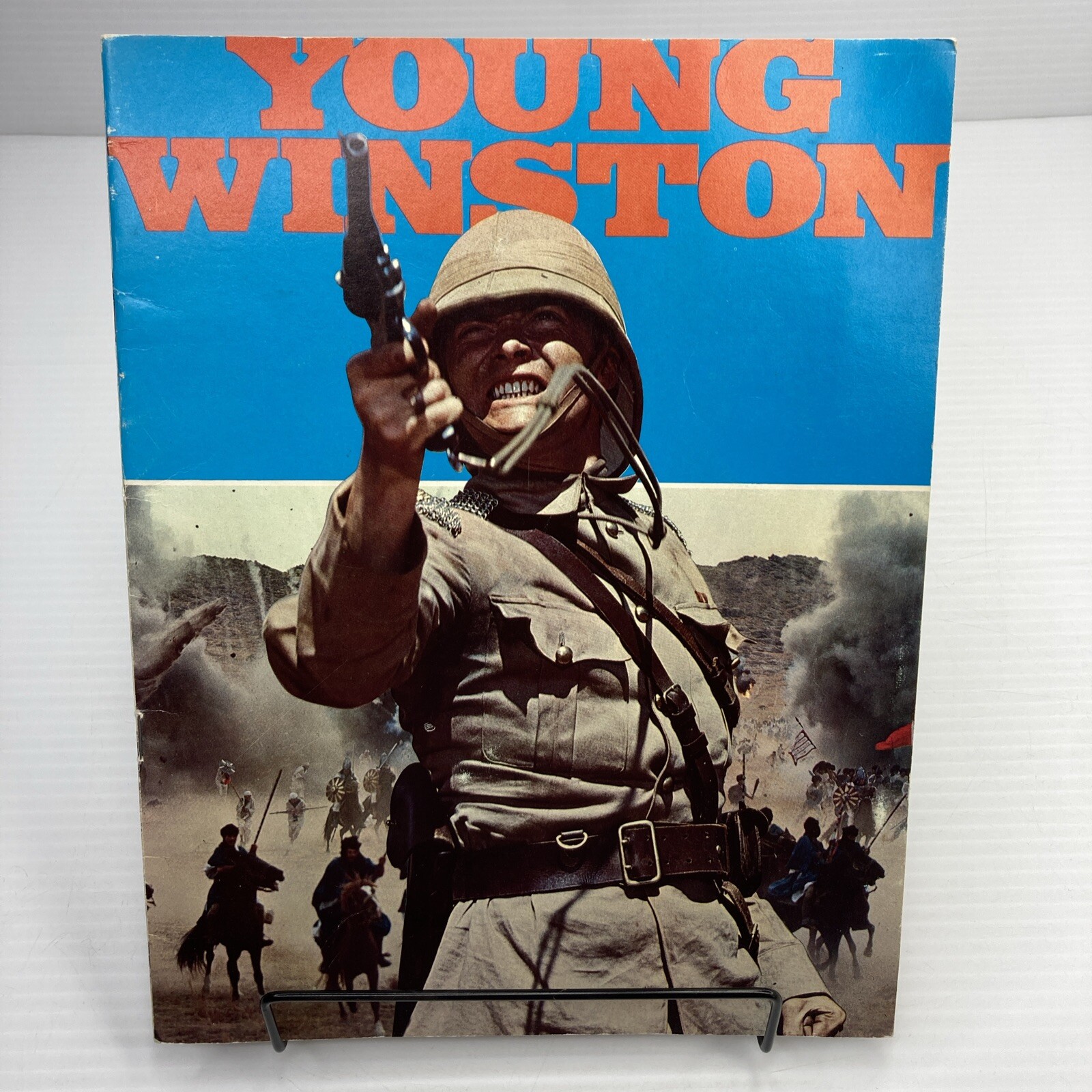 Young Winston 1972 Movie Program Brochure Simon Ward as Winston Churchill