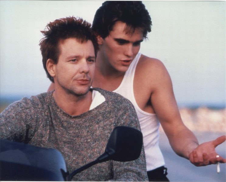 Rumble Fish 1983 Mickey Rourke Matt Dillon on motorcycle Vintage C-Print Photo