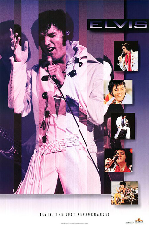 Elvis: The Lost Performances (1992) DVD/Video Poster, Original, SS, NM, Rolled