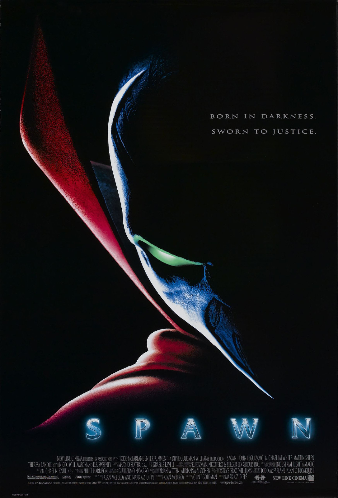 Spawn (1997) Movie Poster Comic book
