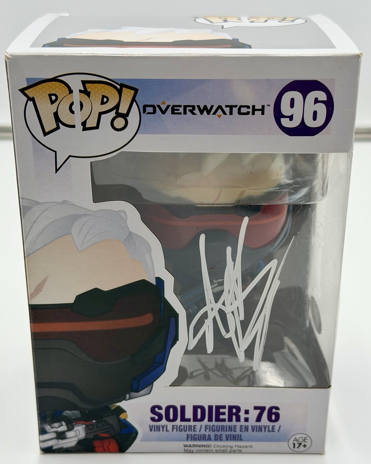 Anjali Bhimani Signed Overwatch Funko Pop Soldier: 76 #96 FSG COA w/protector🔥
