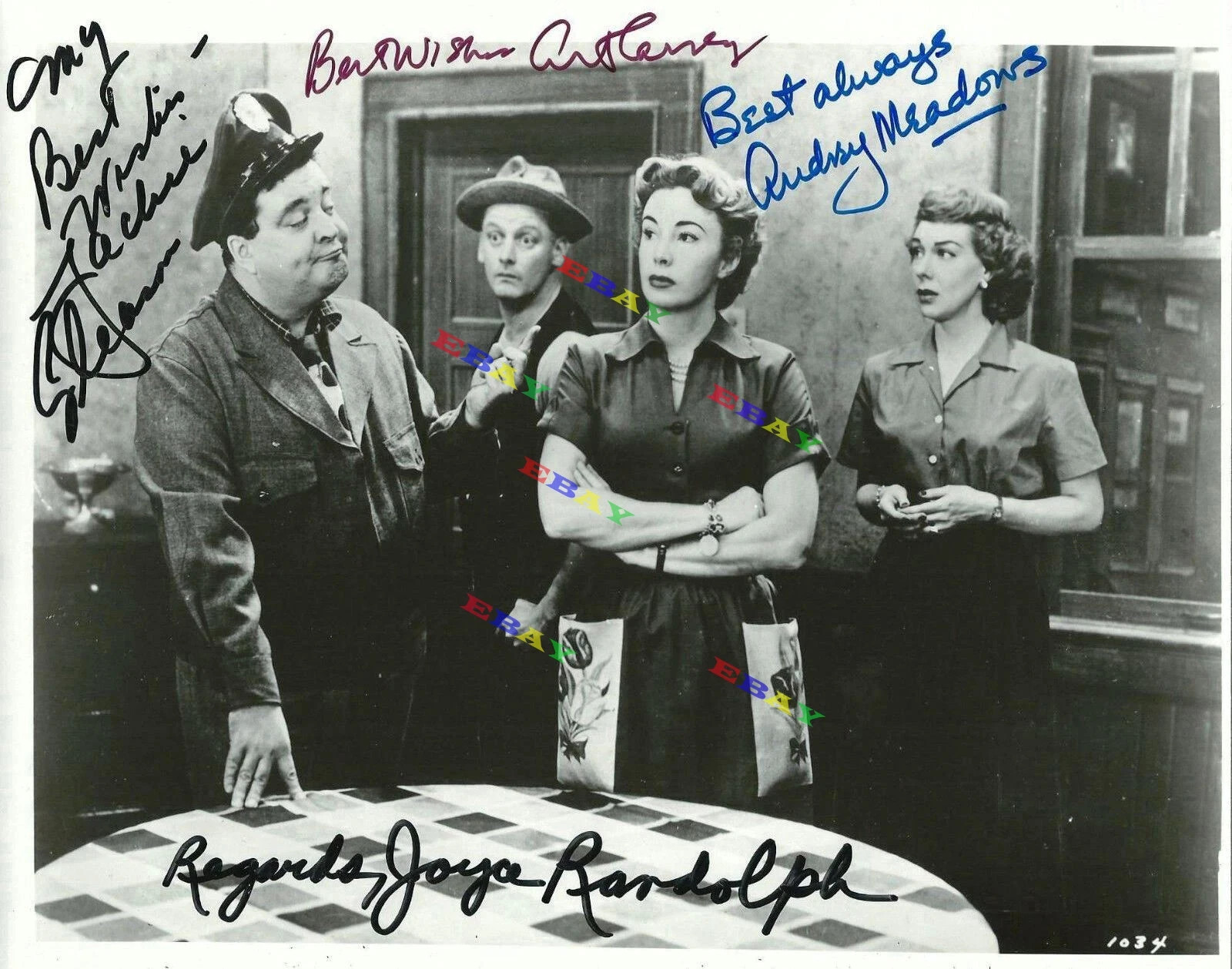 The Honeymooners Autographed Signed Photo Reprint