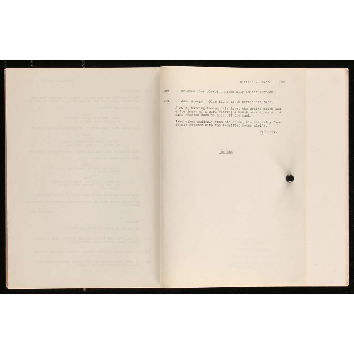 HARDCORE Original Movie Script 108p – 8×10 in. – 1979 – Paul Schrader, George C.
