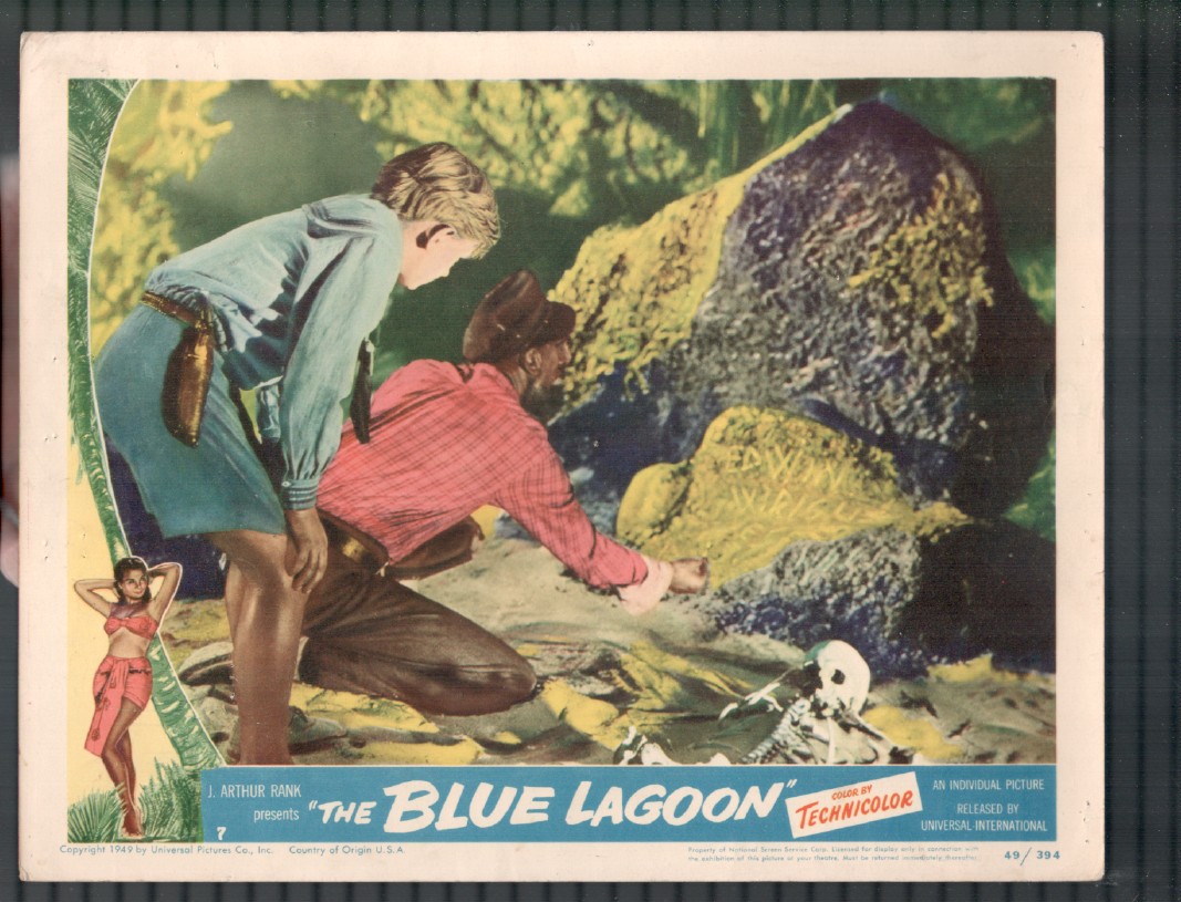Blue Lagoon 11″x14″ Lobby Card #7 Noel Purcell Peter Rudolph Jones Survival Roma