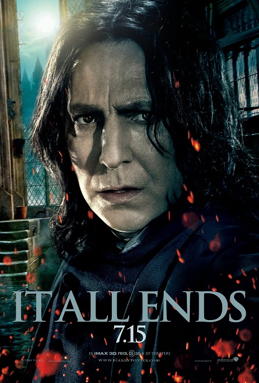 Harry Potter movie poster 11 x 17 inches Alan Rickman poster, Professor Snape