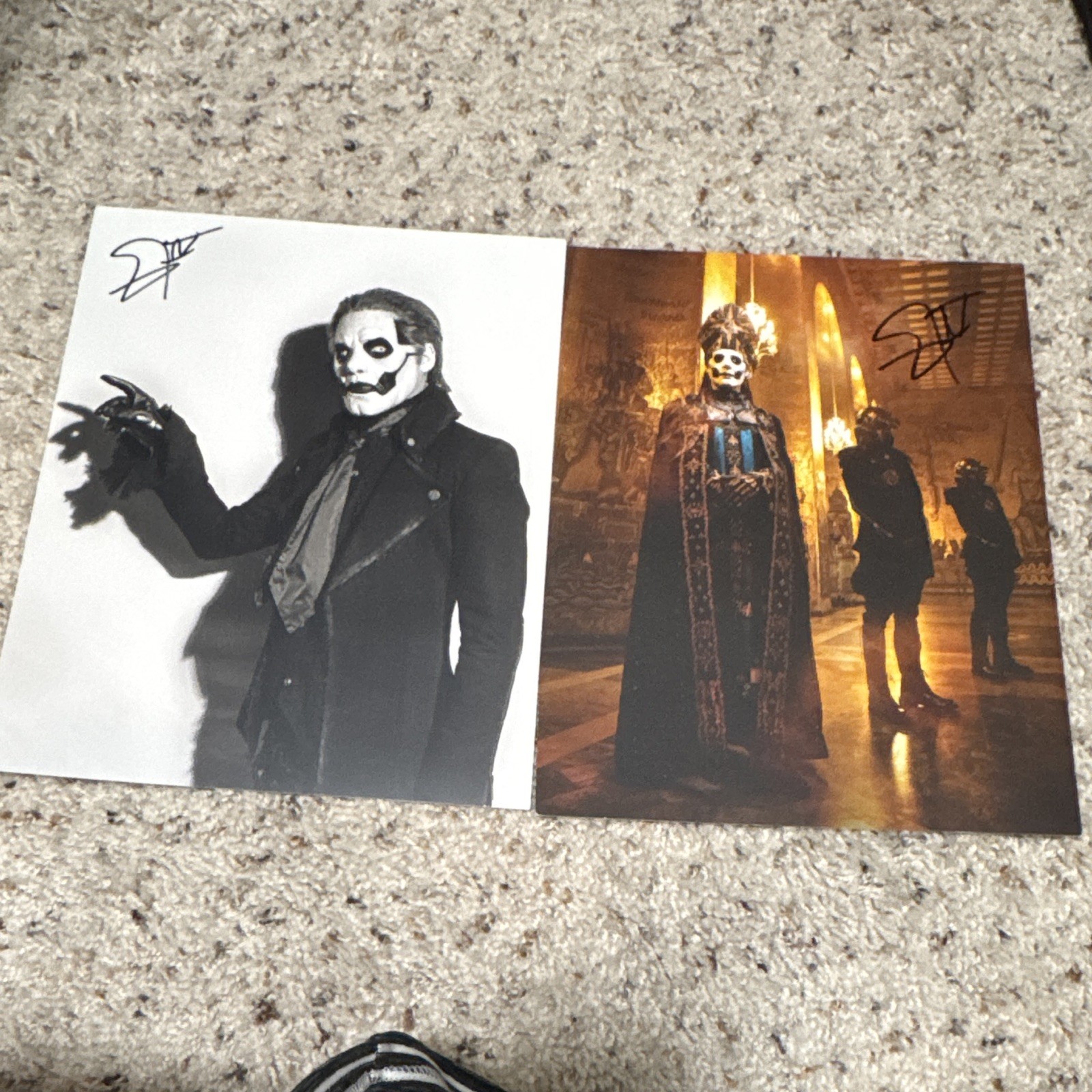 Ghost papa 4 signed autographs Tobias Forge ￼