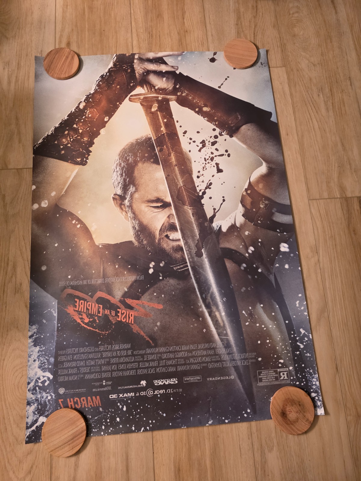 300 Rise of an Empire 2014 DS Original Movie Poster 27×40 FREE SHIPPING!