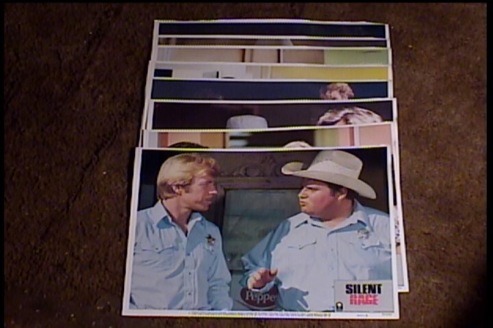 SILENT RAGE 11×14 LOBBY CARD SET 1982 CHUCK NORRIS