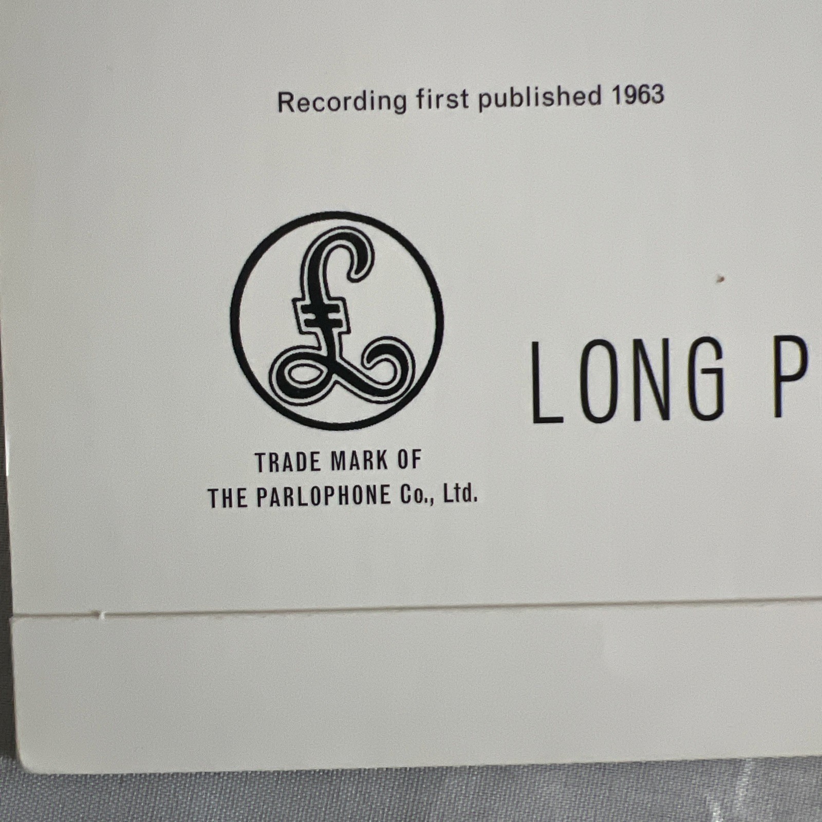 The Beatles 1963 Please Please Me Parlophone PMC 1202 Mono Recording Excellent C