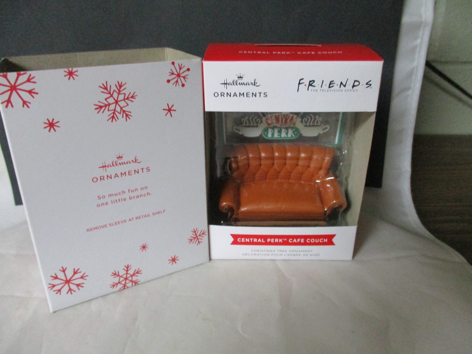 Hallmark FRIENDS Central Perk Couch Ornament new w Box TV Show Collectible