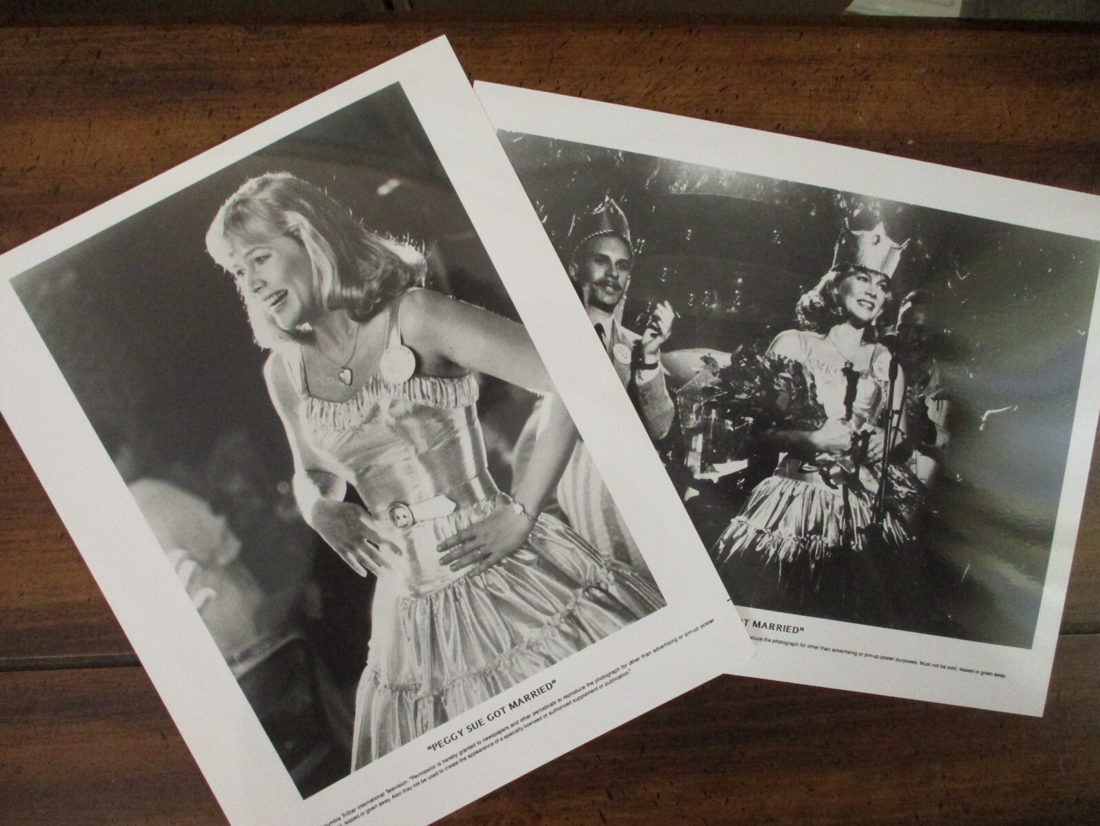 PEGGY SUE GOT MARRIED(Kathleen Turner/Kevin J O’Connor)2-1993 B & W Press Photos