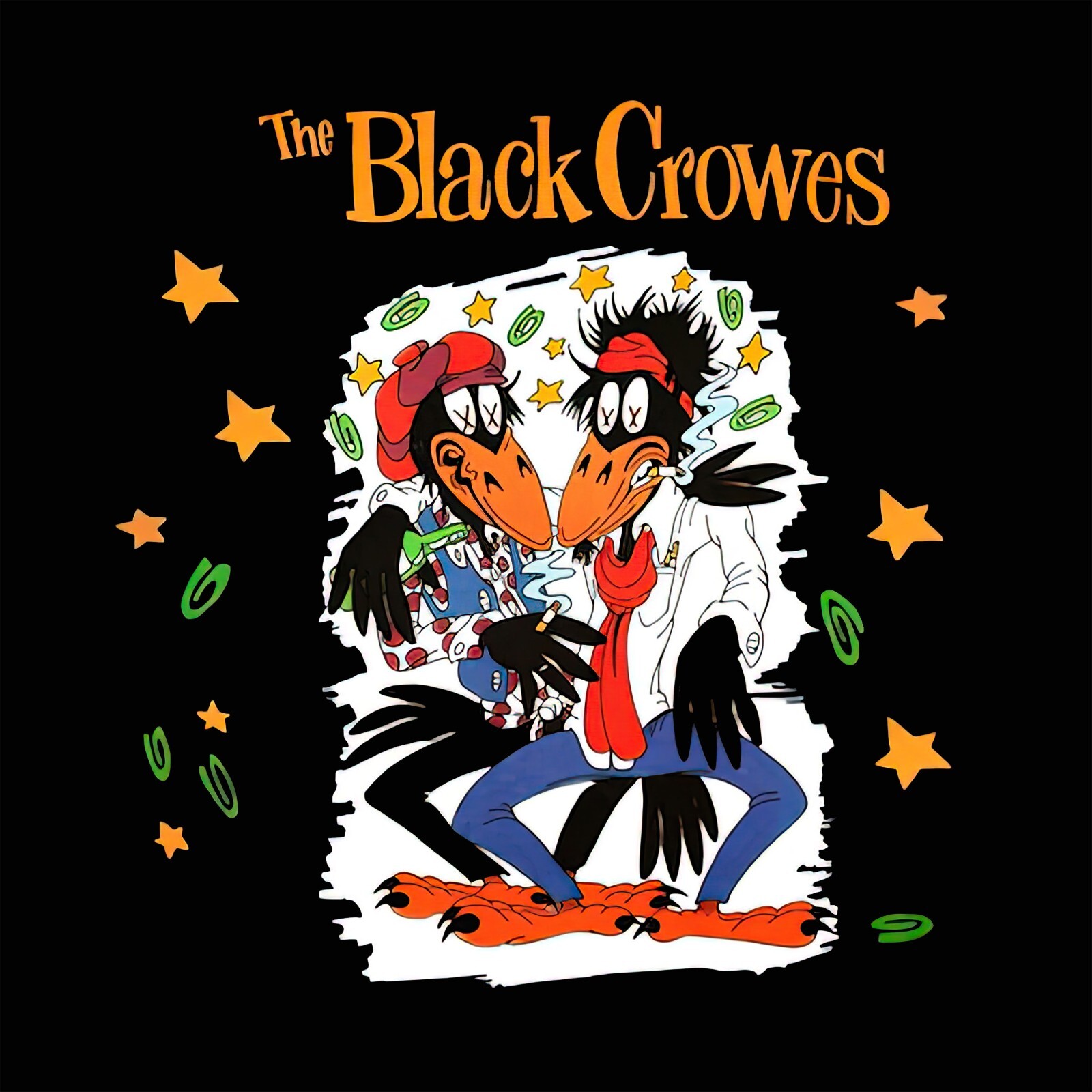 Black Crowes Art 12×12 Poster Gloss Print 55BNDXS