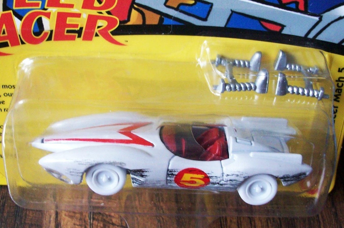 Johnny WHITE LIGHTNING CHASE Speed Racer MACH 5/RACER X SHOOTING STAR RACE WORN
