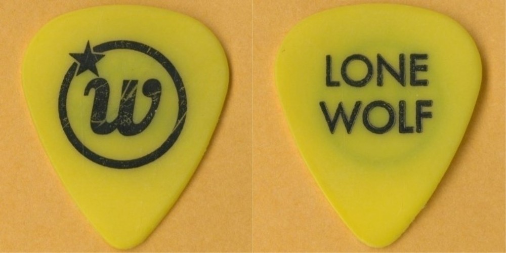 Wallflowers 1996 Bringing Down the Horse tour Jakob Dylan Lone Wolf Guitar Pick