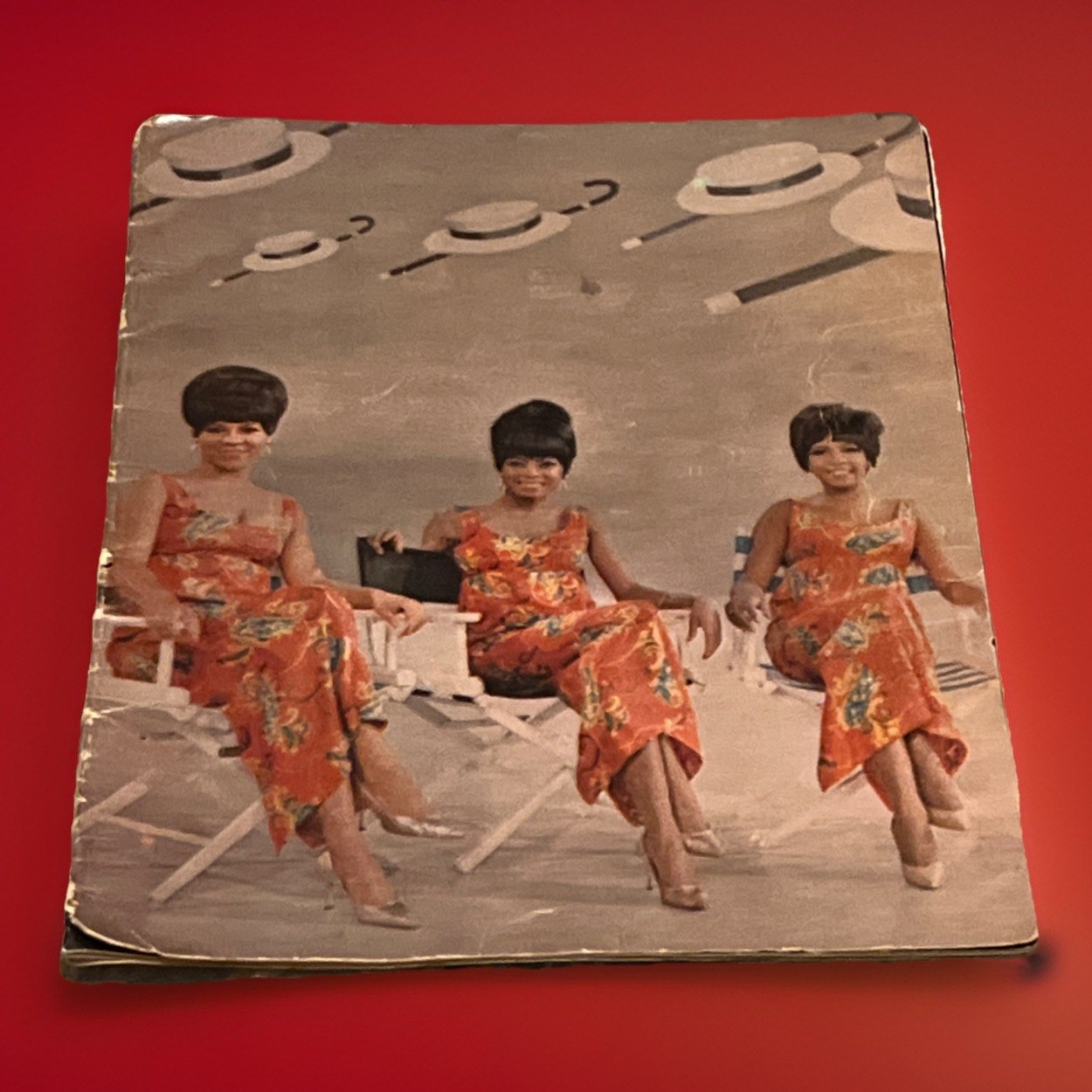 Vintage 1966 The Supremes Tour Program A Night With The Supremes Rare Motown