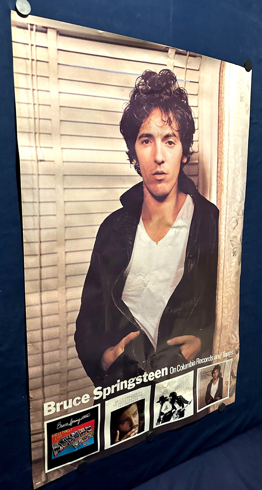 🔥 Very Rare BRUCE SPRINGSTEEN “Darkness” Record Store PROMO POSTER 23×35 VG+