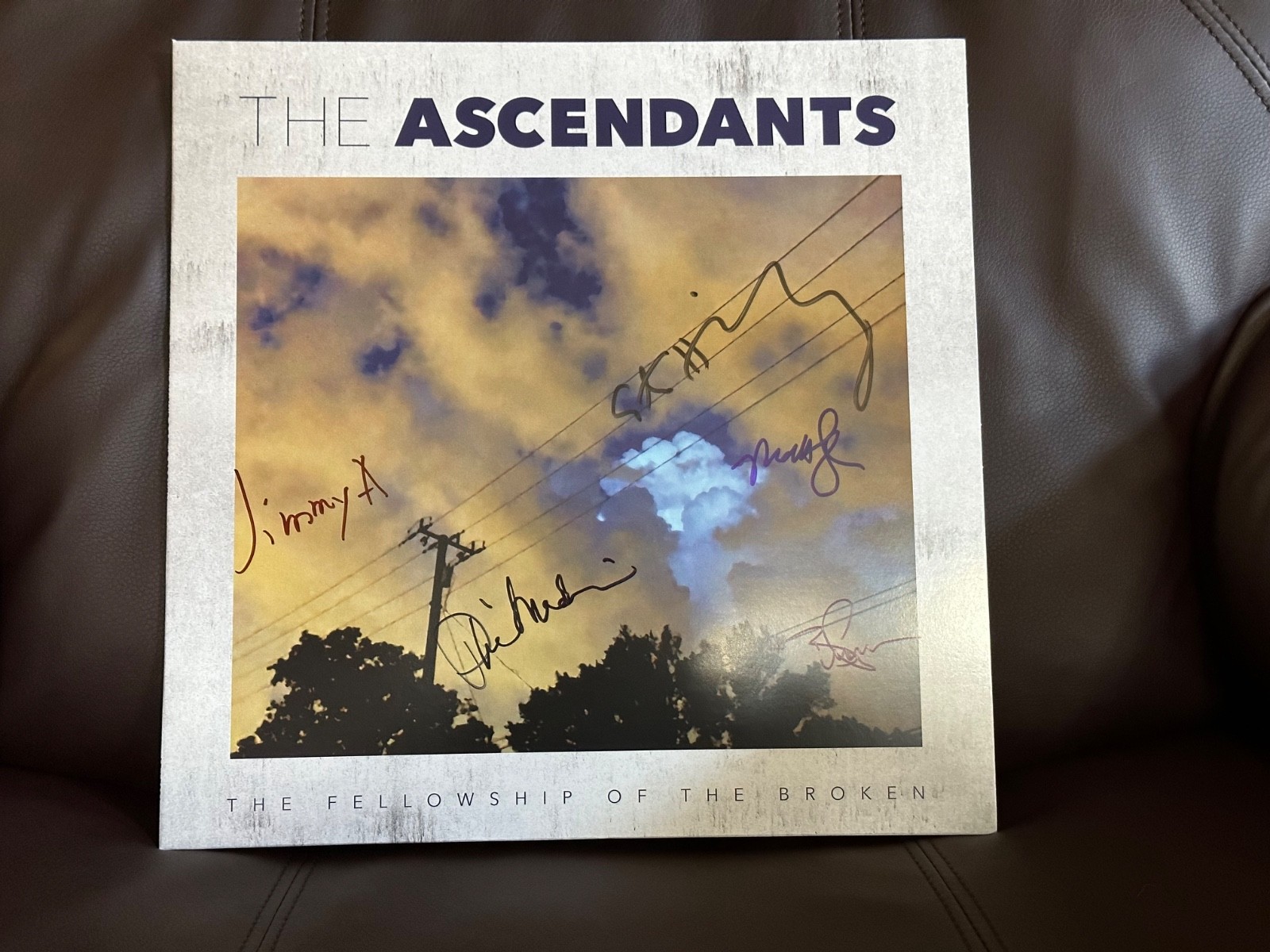 The Ascendants 5x signed LP (Abegg, Madeira, Hindalong, Slocum, Pearson)