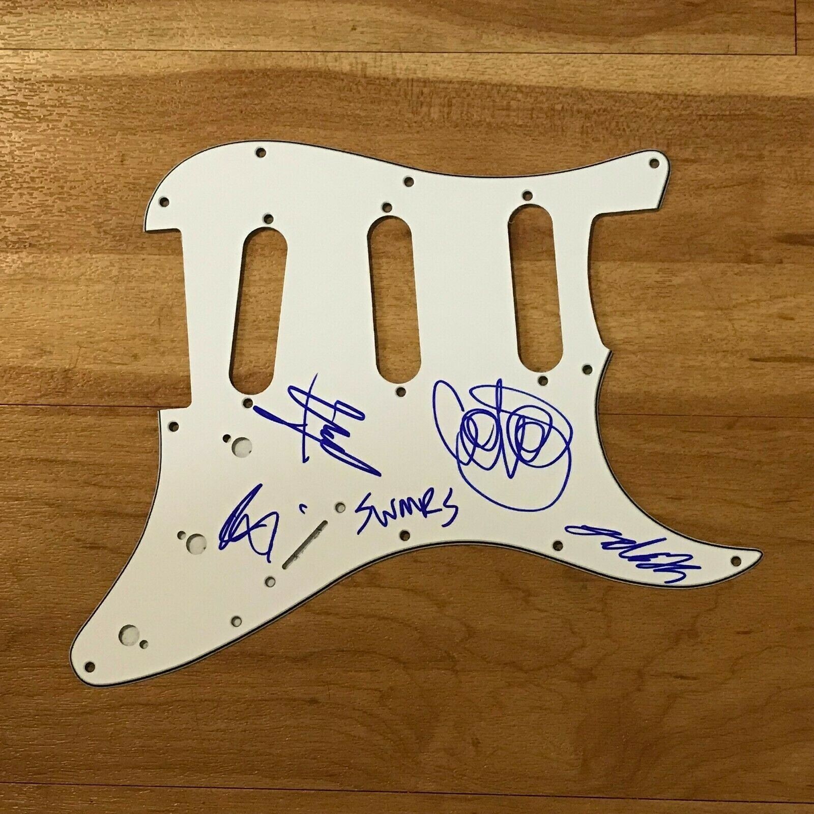 Signed SWMRS Stratocaster Pickguard w/ Exact Proof (Music Autograph NOT Vinyl)