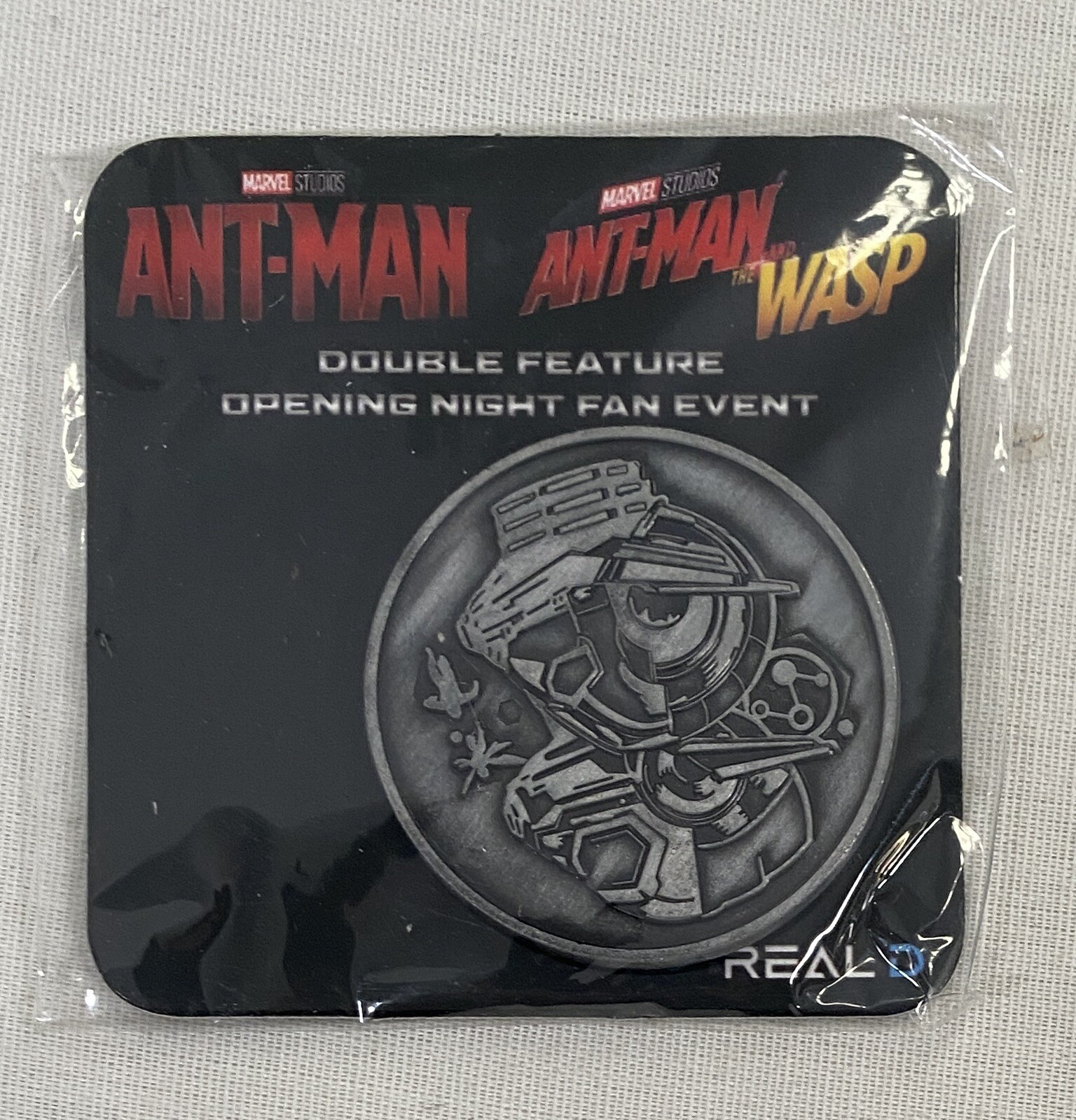 Marvel Opening Night Fan Event Real D 3D Coin Ant man and the Wasp