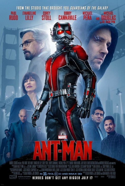 Ant-Man- original DS movie poster – 27×40 D/S FINAL Paul Rudd INTL