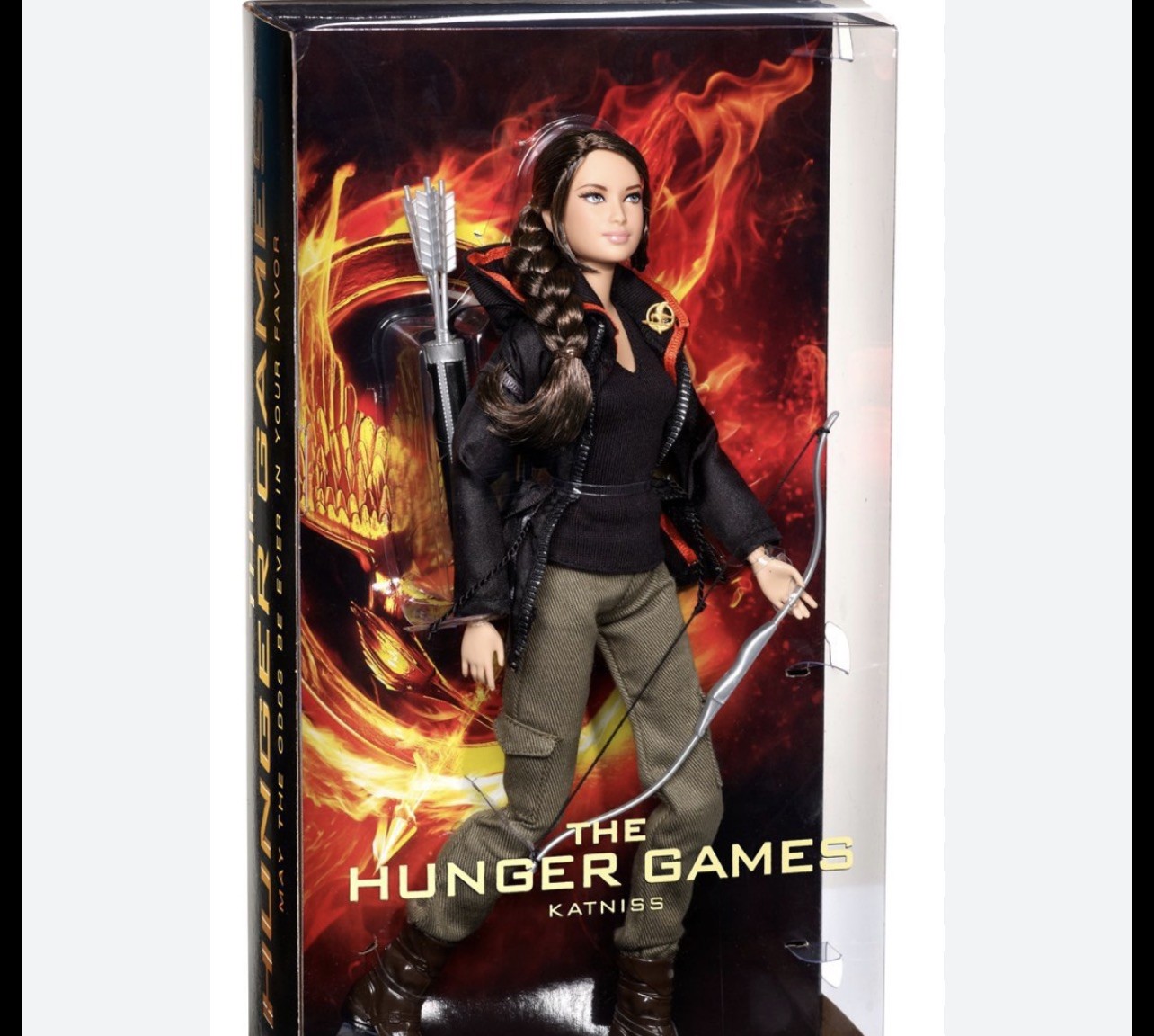 Barbie Collector Black Label The Hunger Games Katniss New In Box from 2012