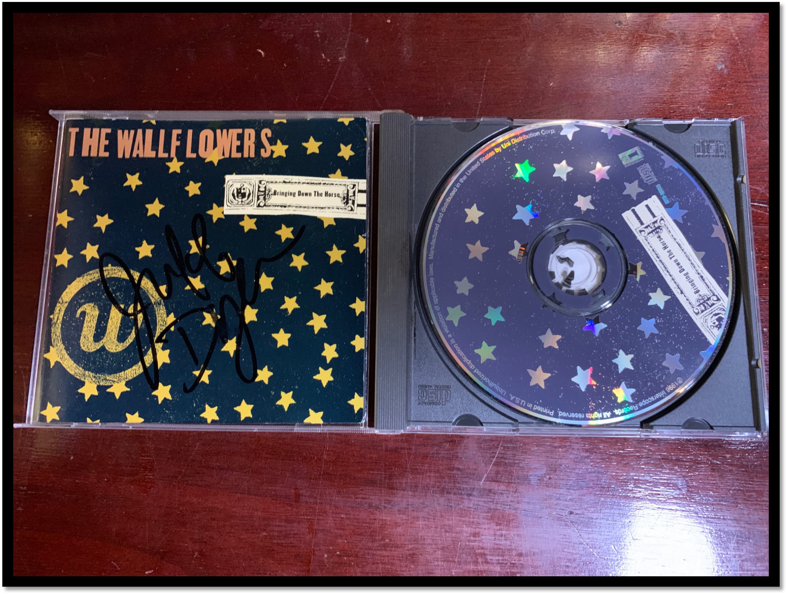 JAKOB DYLAN SIGNED “Bringing Down The Horse” Wallflowers CD Booklet Bob Son