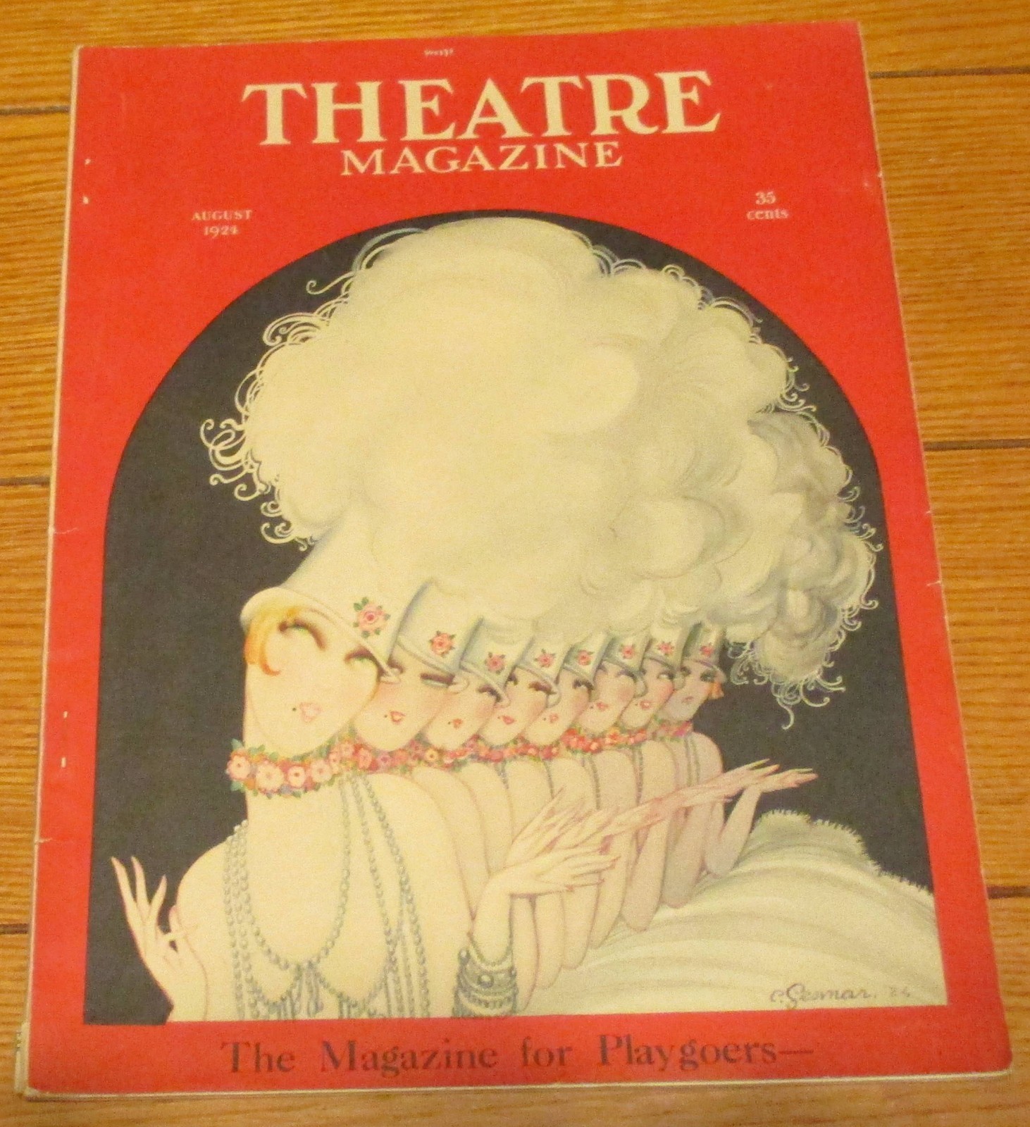 1924 Theatre Magazine August Issue 64 Pages 9 1/2″ X 12 1/2 “