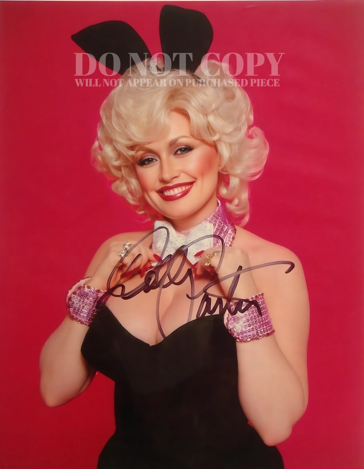 Dolly Parton Photograph 11 X 14 | Playboy Bunny Picture | RARE Poster Art Print