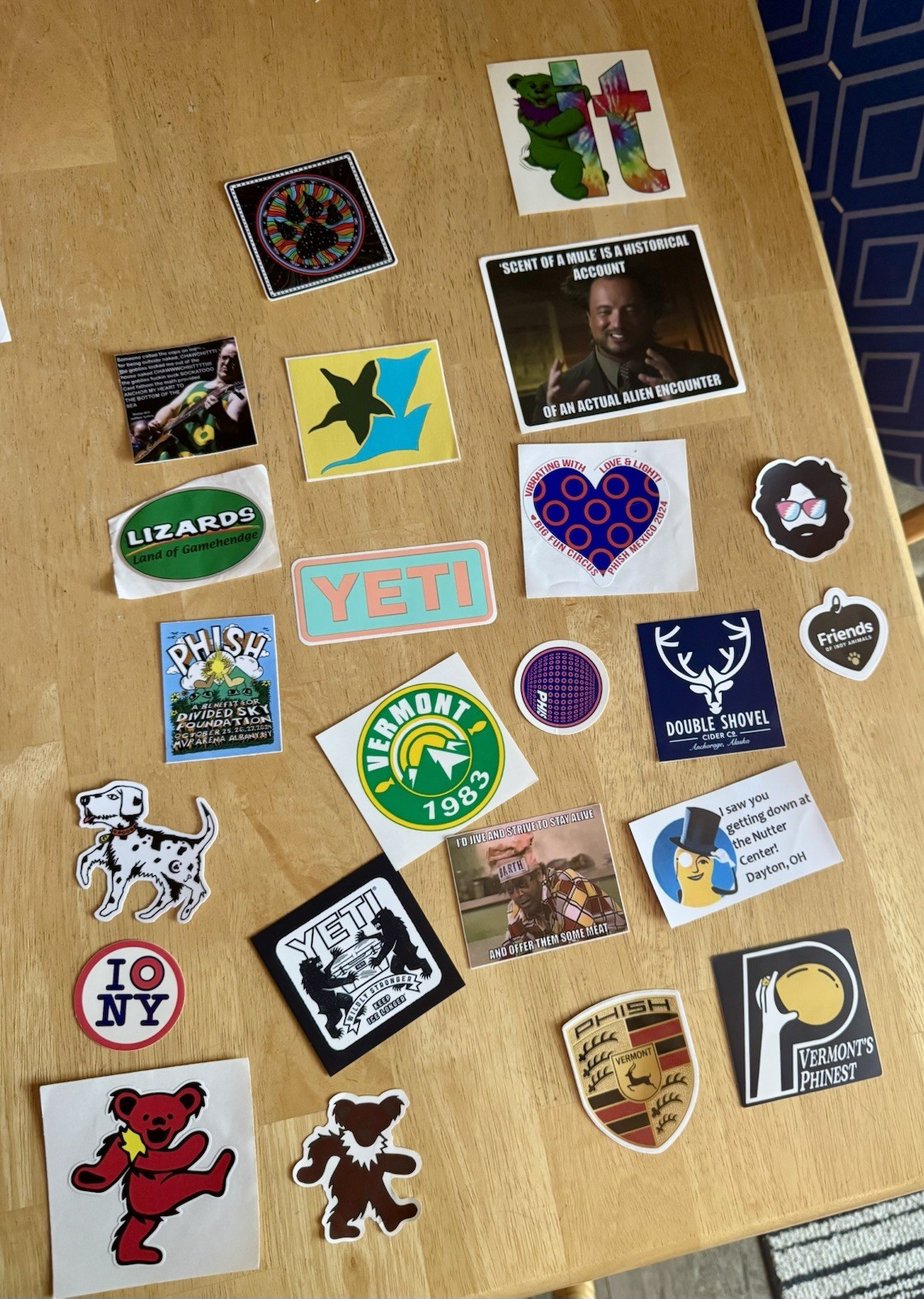 Phish Trey Anastasio Stickers Dry Goods Lot 20+ Bulk Phan Art
