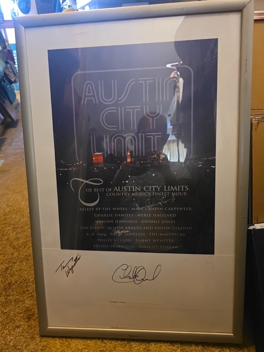 Austin City Limits Counrty Music Finest Hour Lithograph Signed