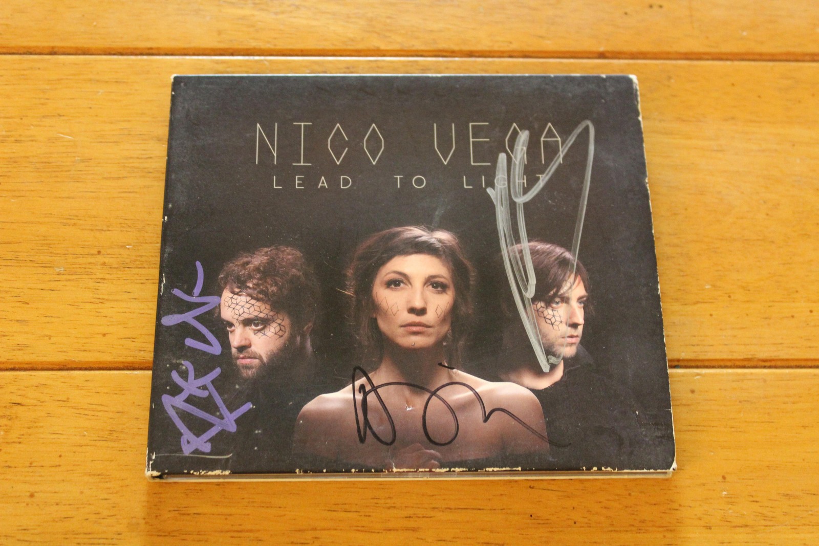 SIGNED Nico Vega Lead To Light CD Album Autographed Rock Band Digipak 2014 US