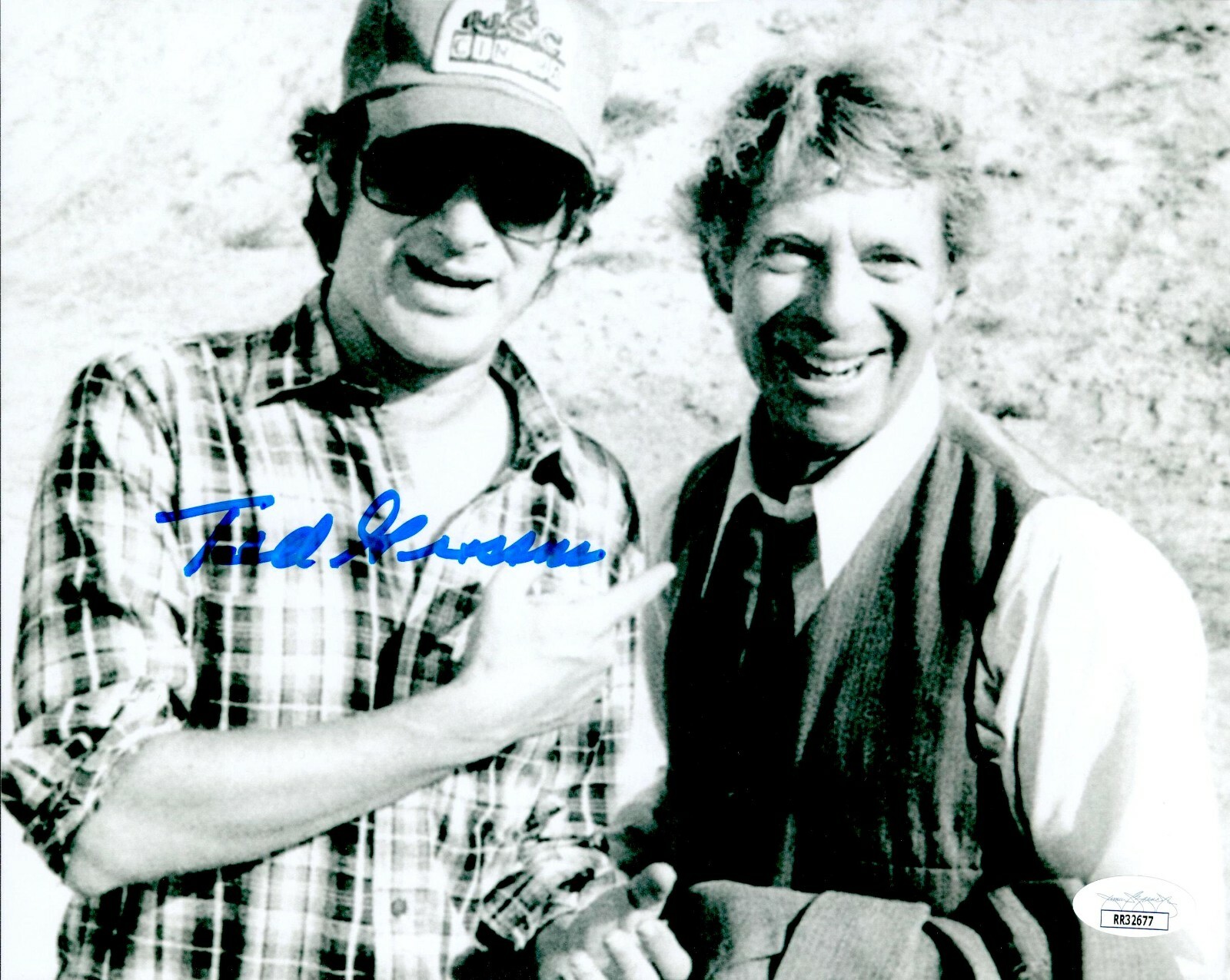 TED GROSSMAN Signed 8×10 Photo JAWS GOONIES In-Person Autograph JSA COA Cert