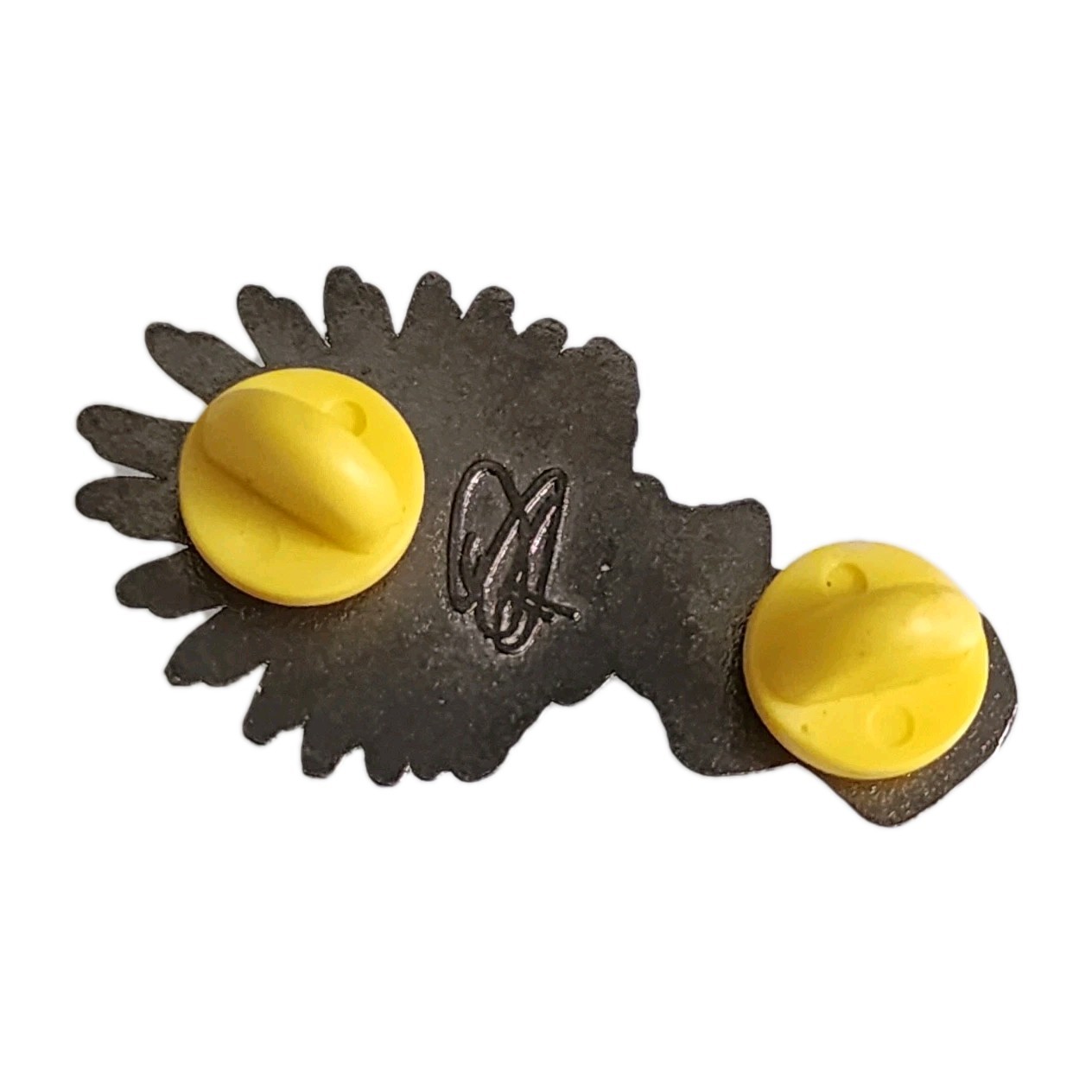 Bassnectar Torch Sunburst Enamel Pin EDM Festival Double Post 2014