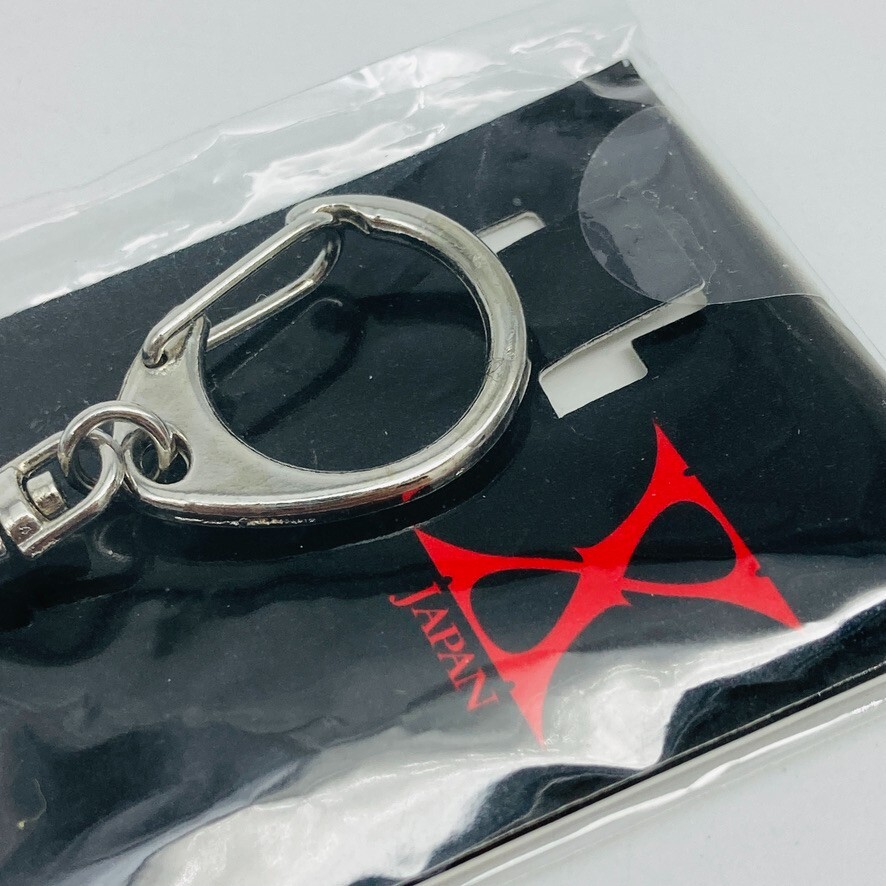 X JAPAN Red Acrylic Plate Keychain yoshiki hide Spread Beaver yoshikitty J-Rock