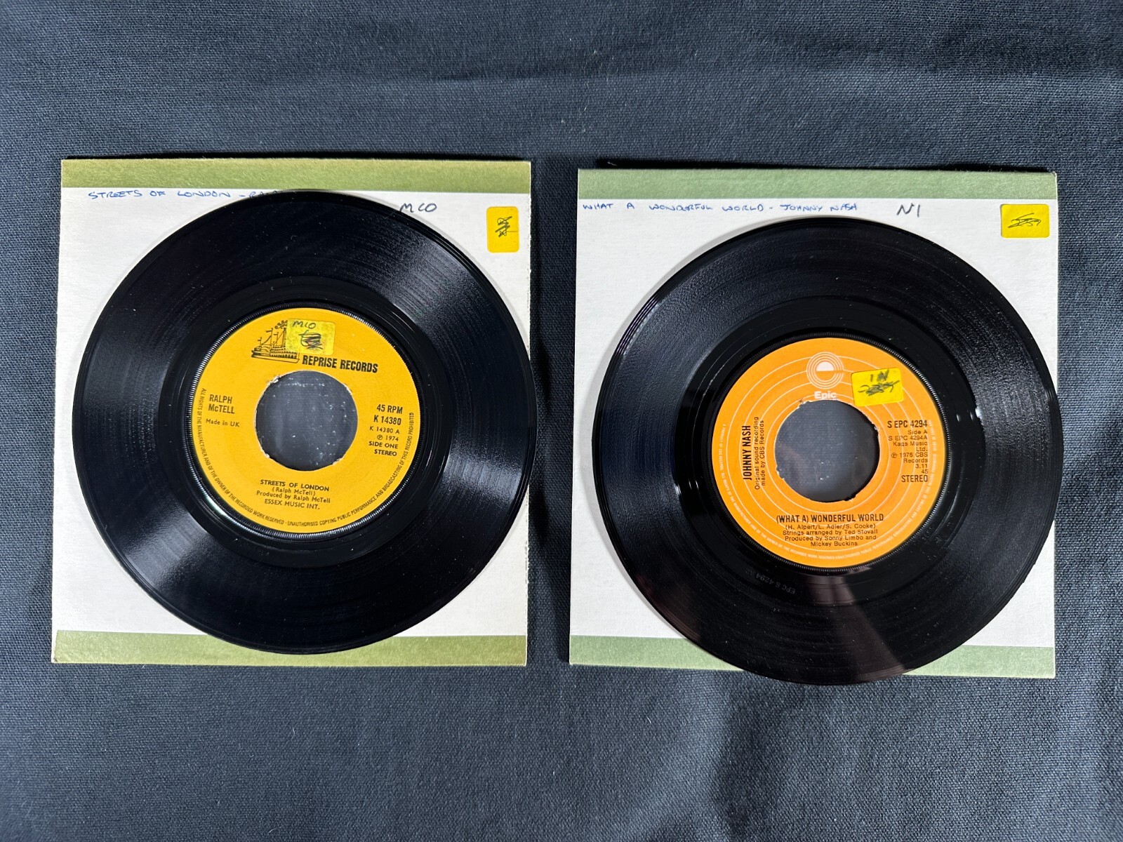 Vintage UK 45 records Terry Jacks/Desmond Dekker/Small Faces/Ralph McTell
