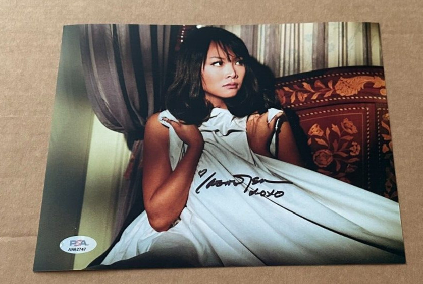 IRENE TSU SIGNED SEXY 8X10 PHOTO PSA/DNA COA AUTHENTIC