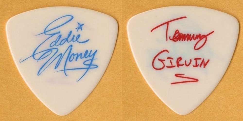 Eddie Money 2007 Wanna Go Back concert tour Tommy Girvin Guitar Pick