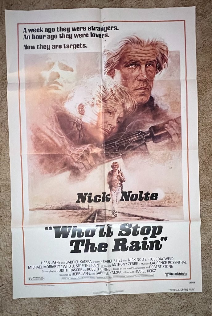 Who’ll Stop the Rain 1978 Movie Poster 27×41 Nick Nolte Tuesday Weld