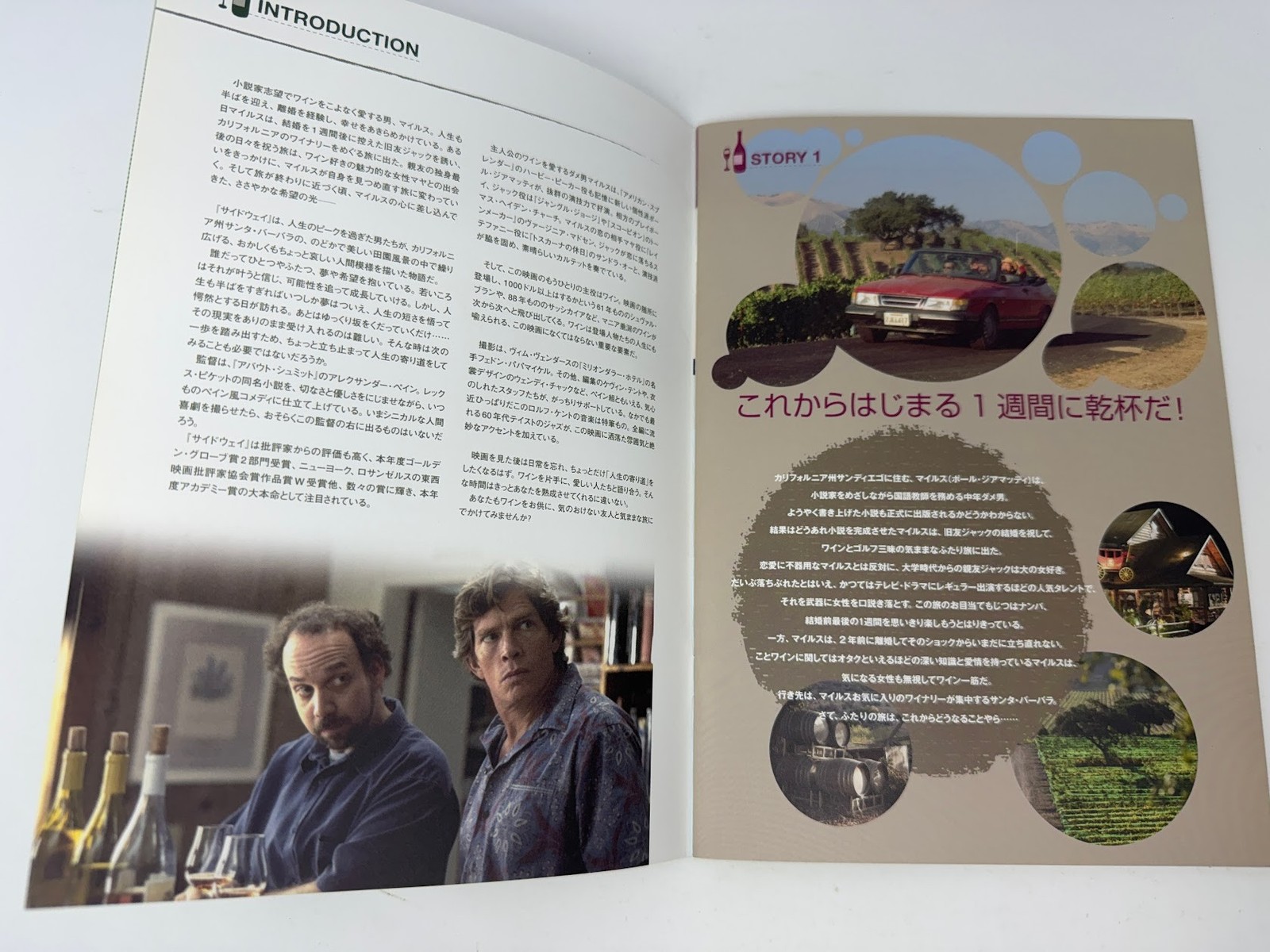 Sideways (2004) Japanese Movie Program – Paul Giamatti Virginia Madsen