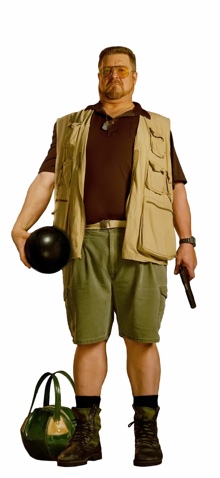THE BIG LEBOWSKI WALTER JOHN GOODMAN LIFESIZE CARDBOARD STANDUP STANDEE CUTOUT
