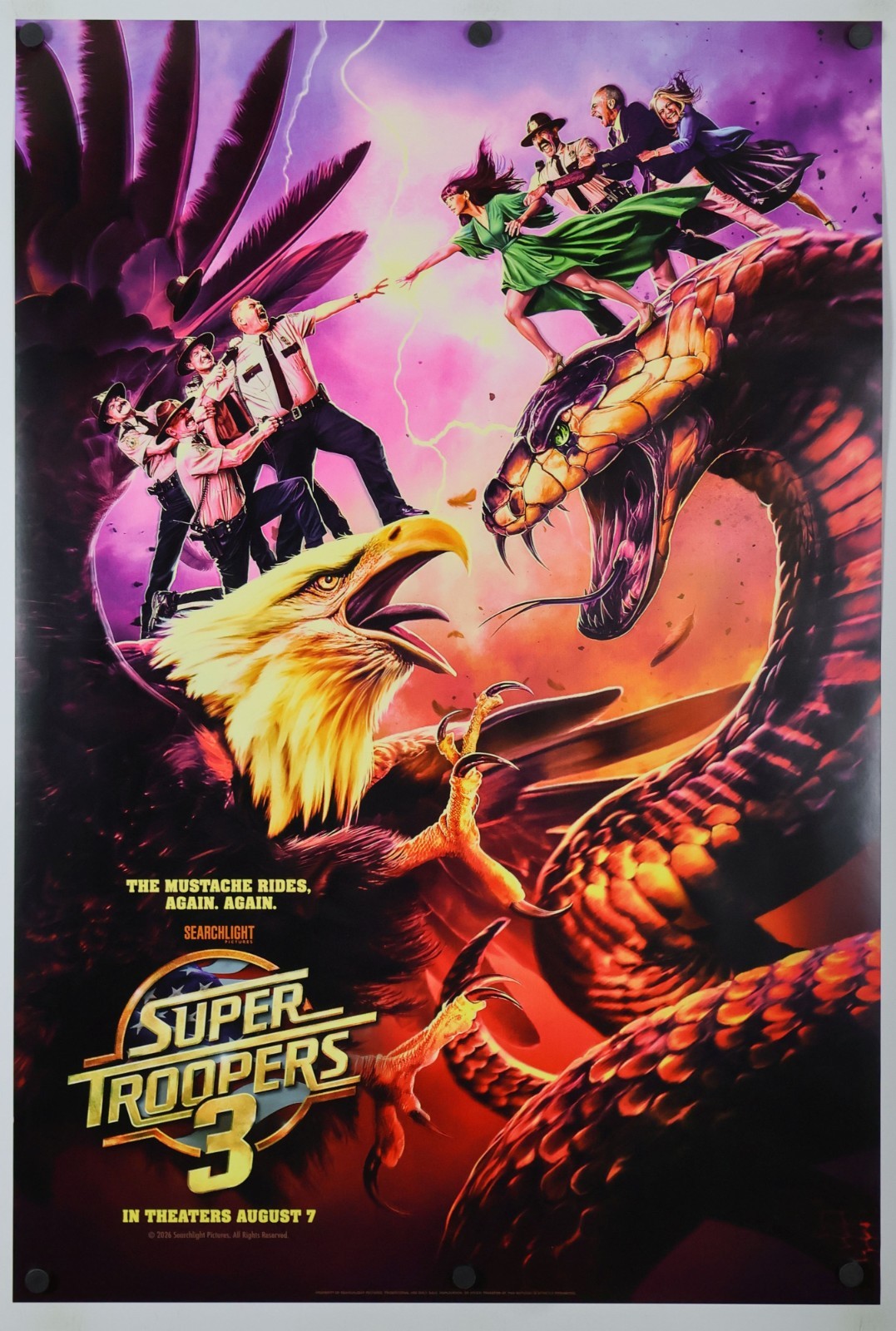 Super Troopers 3 – original DS movie poster 27×40 D/S 2026 Advance A