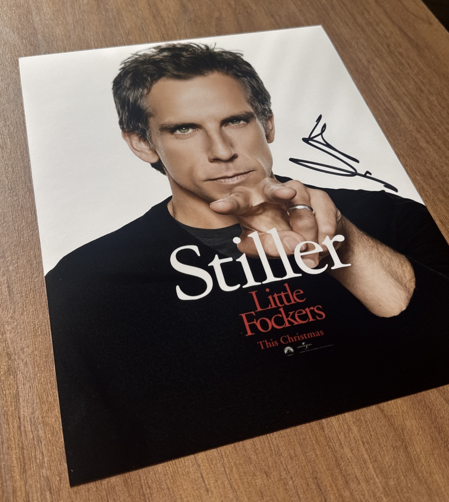 BEN STILLER SIGNED “LITTLE FOCKERS ” 8X10 PHOTO PROOF AUTOGRAPHED W/COA RARE!