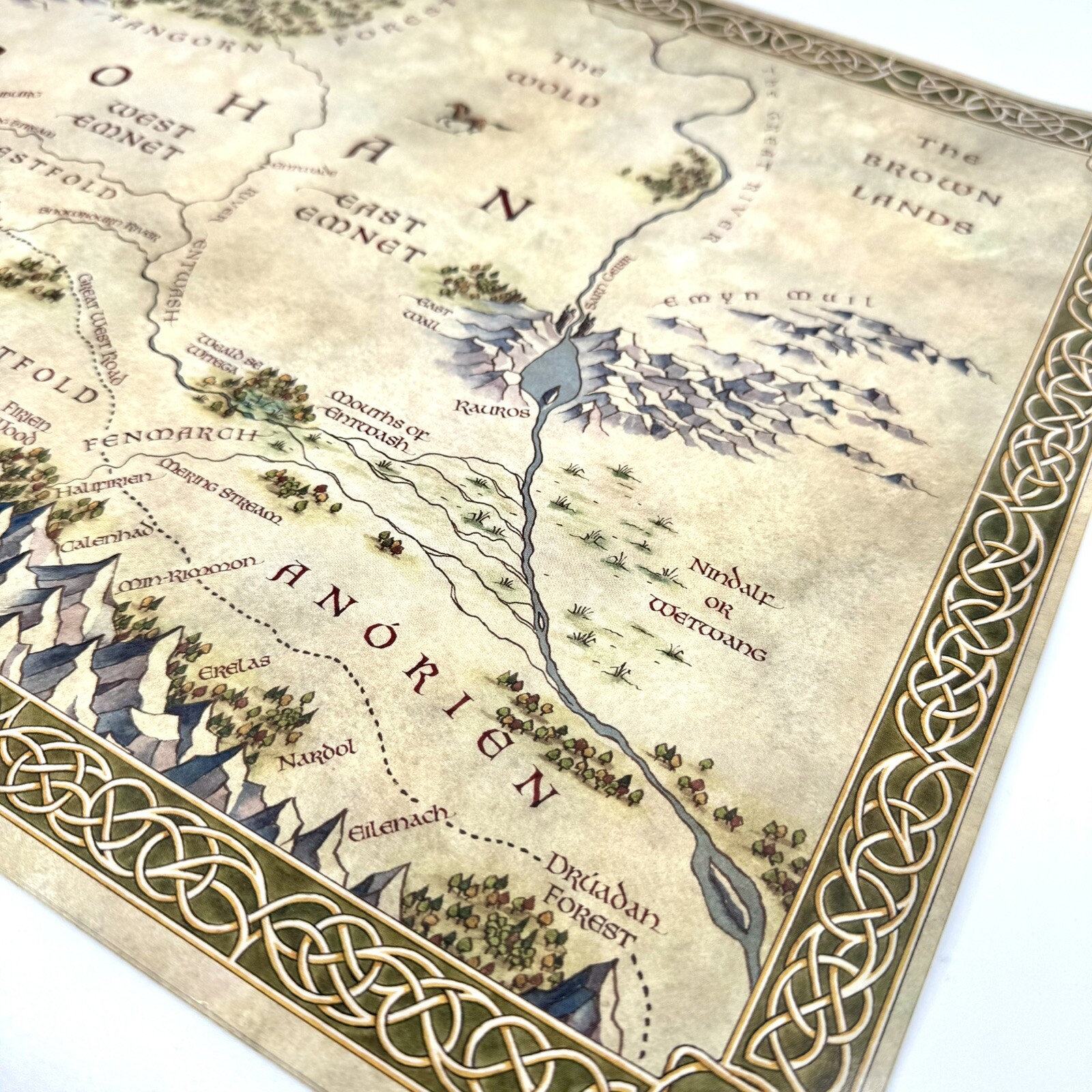 War of Rohirrim 2024 Anime Movie Map Lord of the Rings 13” X 23” – Promo Poster