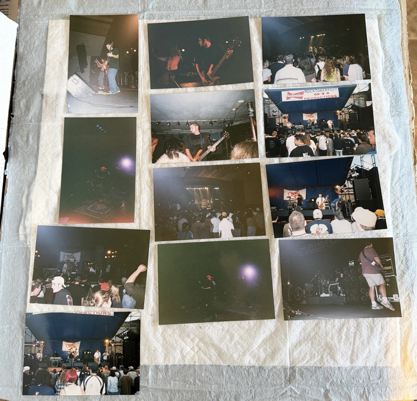 12 Vtg Candid Photos Incubus Rock Band Rocktoberfest 911 Productions Boston MA