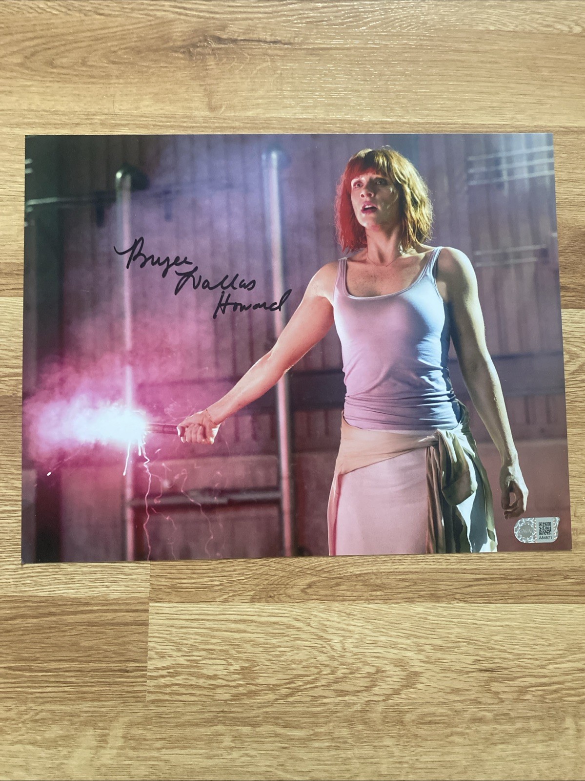 Bryce Dallas Howard as Claire Dearing in Jurassic World Signed 11×14 Photo