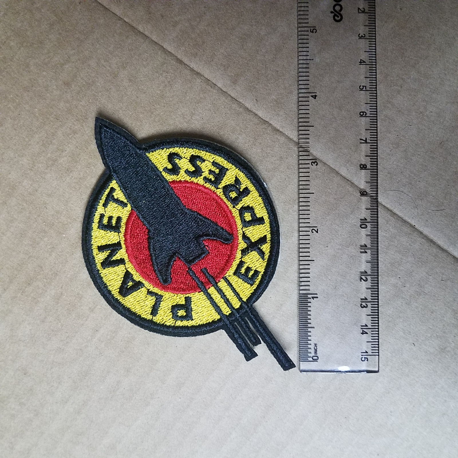 Futurama Planet Express Logo embroidered Patch 4 1/2 inches wide