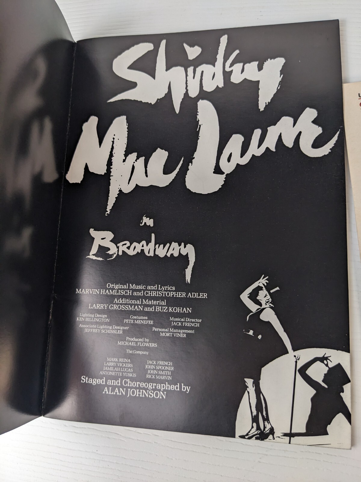 1984 Playbill & Program Gershwin Theatre Shirley MacLaine Broadway Alan Johnson