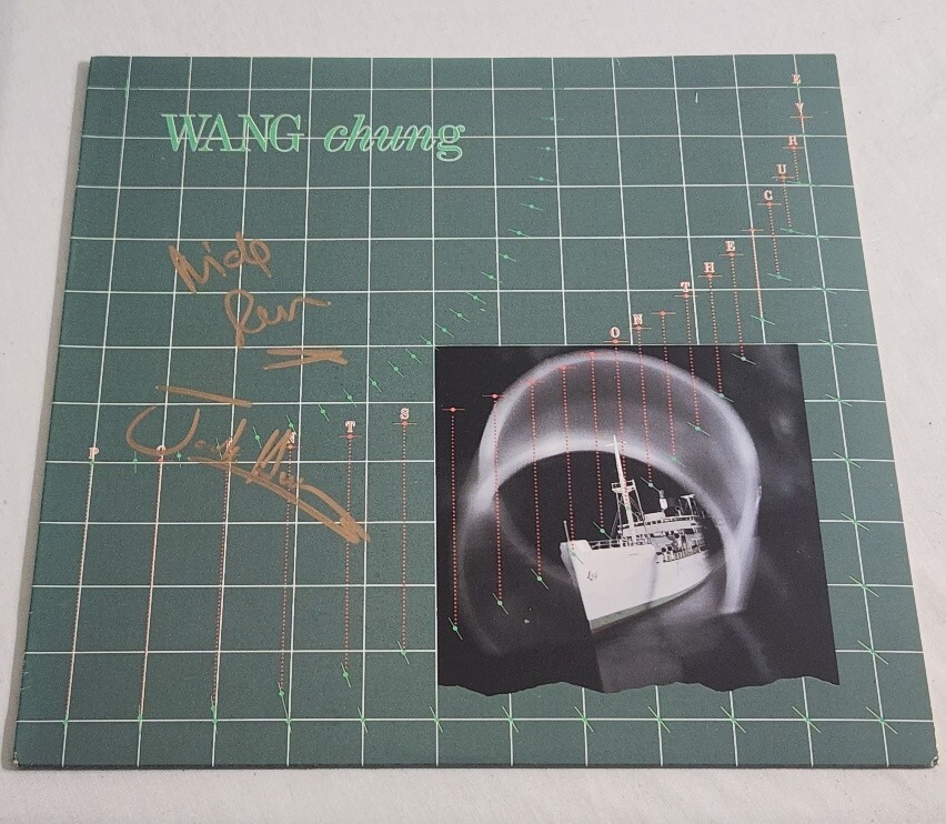 Wang Chung Autographed Points On The Curve Vinyl LP